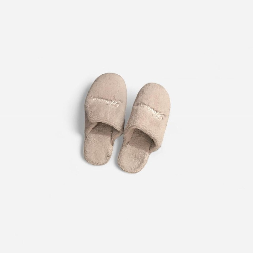 Men’s  Beige Slippers